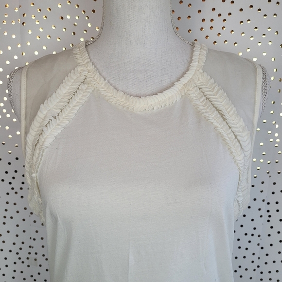 J. Crew Petal Tank Ivory Top - Picture 5 of 11